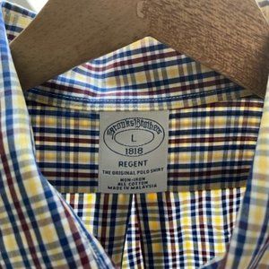 Brooks Brothers Mens L Regent Button Down Dress Shirt